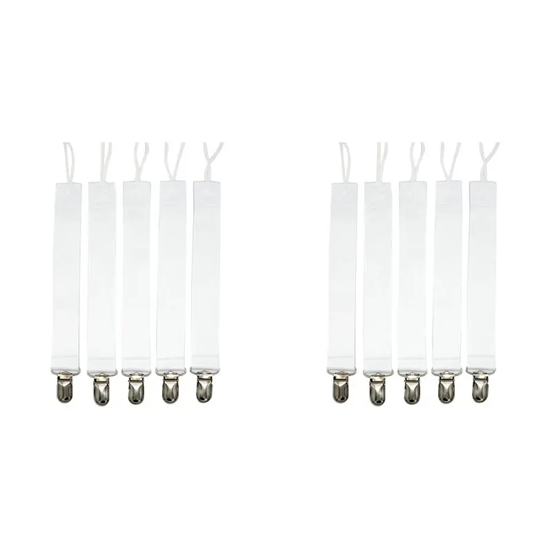 

Текстильные пустые заготовки для сублимации: универсальные детские пустышки с клипсой, пищевой класс, 60 шт.