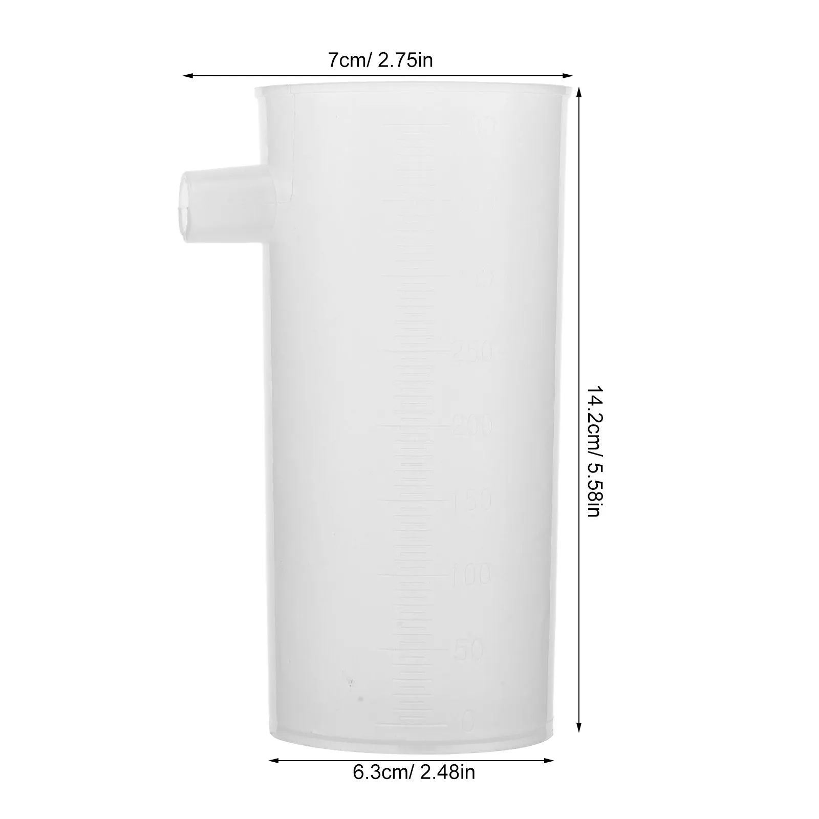 Transparent Overflow Measuring Beaker Plastic Cup for Archimedes Principle Density Experiment Science Classroom Lab Tool