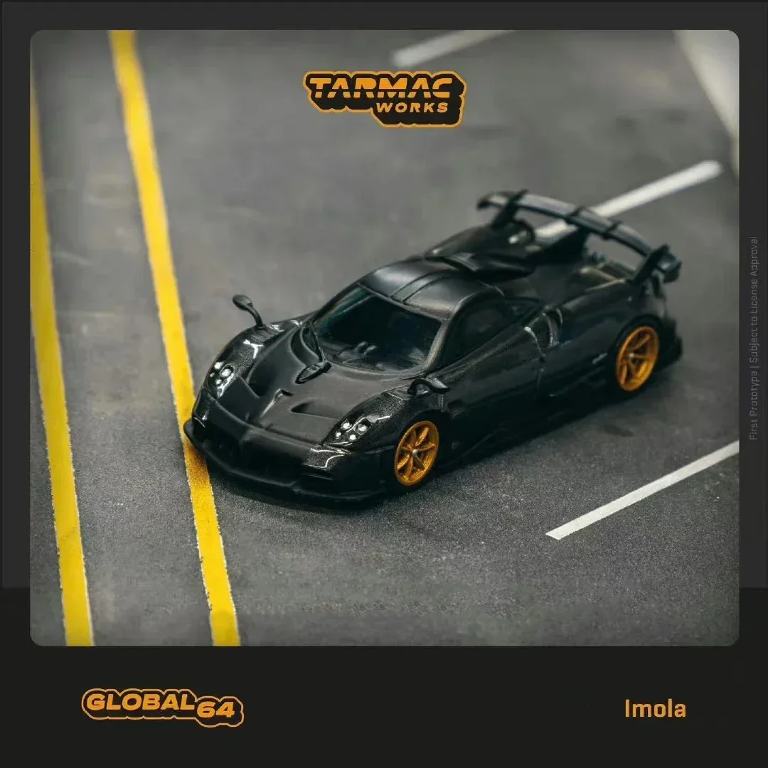 

TW In Stock 1:64 Imola Grigio KnockhillDiecast Diorama Car Model Collection Miniature Tarmac Works