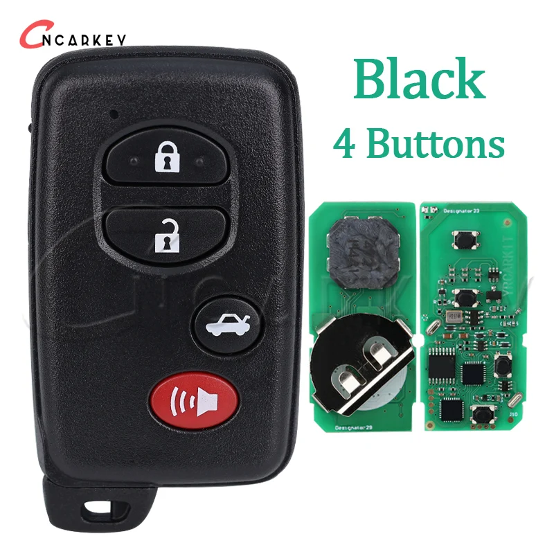 

black 4 buttons for 2011 Avalon 271451-3370 433.92mhz