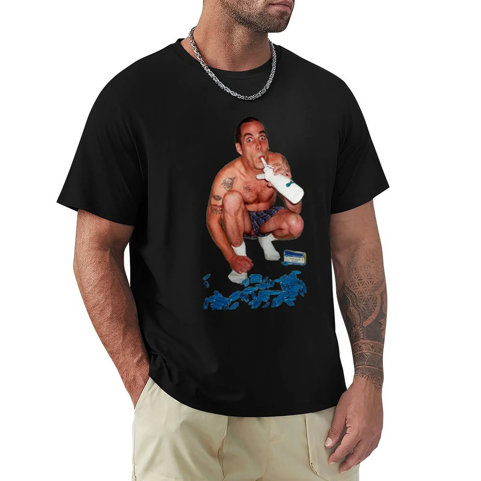 Steve-O gets screwed T-Shirt Street Art Print Tee Shirt