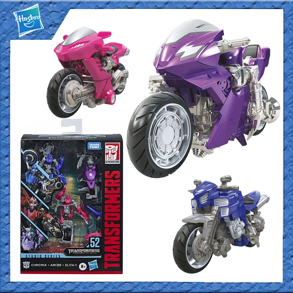 

Original Takara Tomy Hasbro Transformers Toys Deluxe Class Studio Series Ss52 Arcee Chromia Action Figure Model Toys