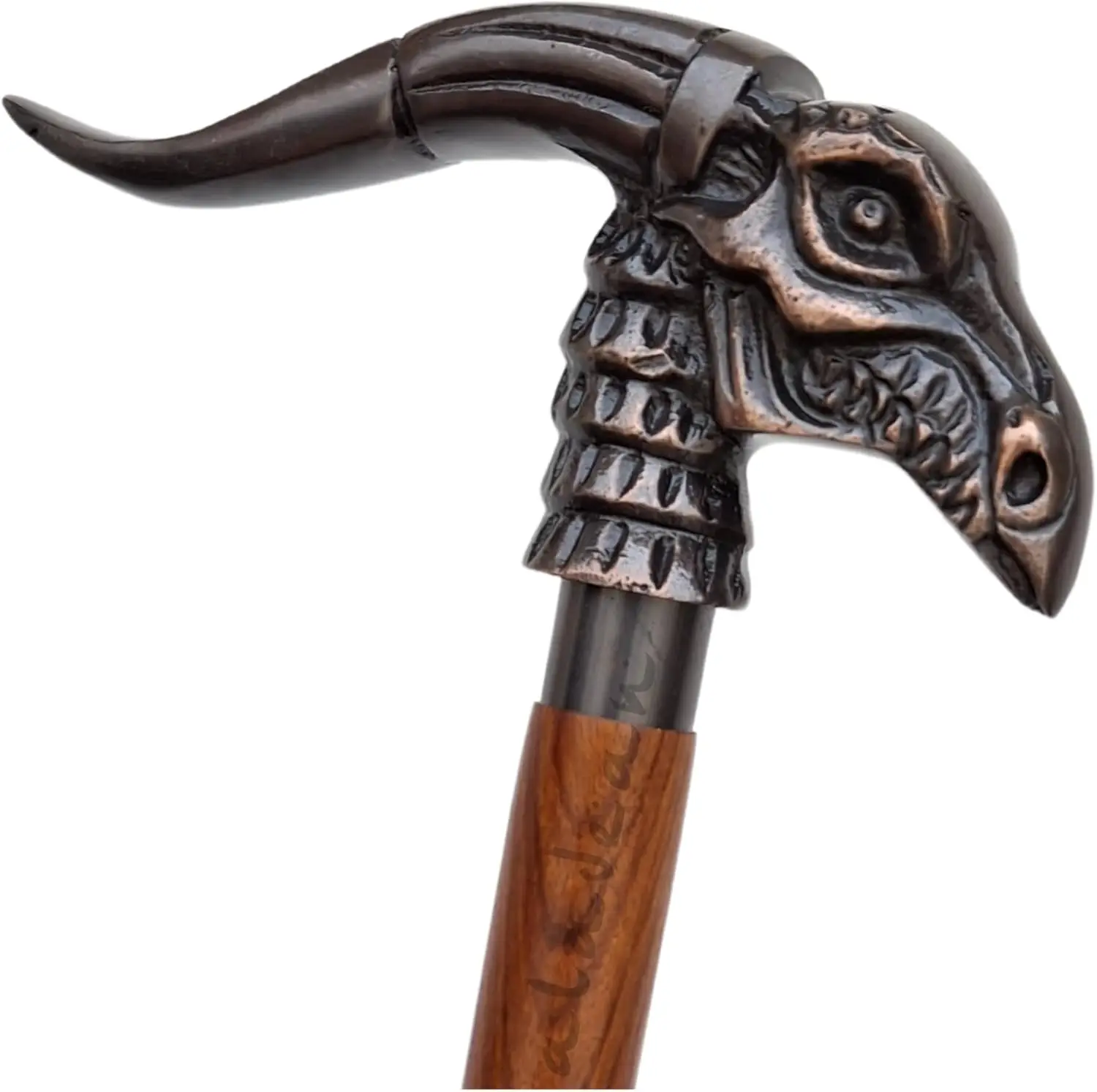 

Деревянная трость ручной работы с эргономичной латунной ручкой, регулируемая для мужчин и женщин