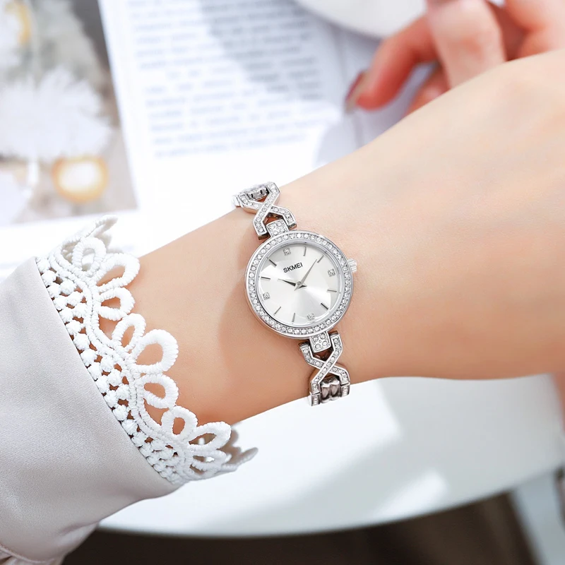 SKMEI Elegant Quartz Watches Romantic Style Women's Watch Fashion Ladies Wristwatches Female Clock Waterproof Relogio Feminino