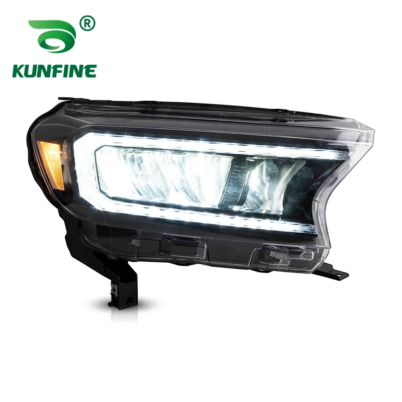 

KUNFINE Car Styling Car Headlight Assembly For Ford Ranger 2015-Up LED Head Lamp Car Tuning Light Parts Plug And Play