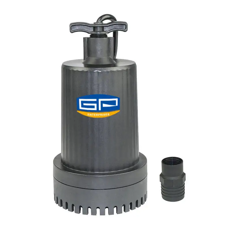 T-handle Submersible Thermoplastic Utility Pump With Garden Hose Adapter