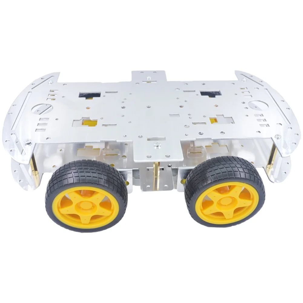 Programmable Robot Chassis with Aluminum Body Encoder Integration and Modular Design for STEM and Coding Education