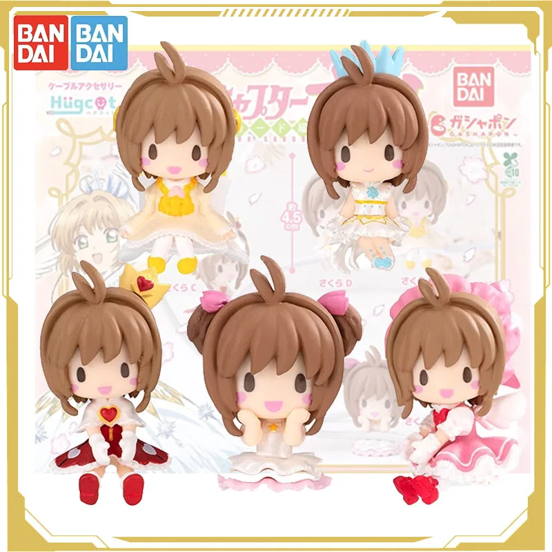 

Bandai Original Gashapon Moka Maiden Sakura Hug Data Line 4 Heart of Roses Action Figure Toys for Boys Girls Kids Gift Model