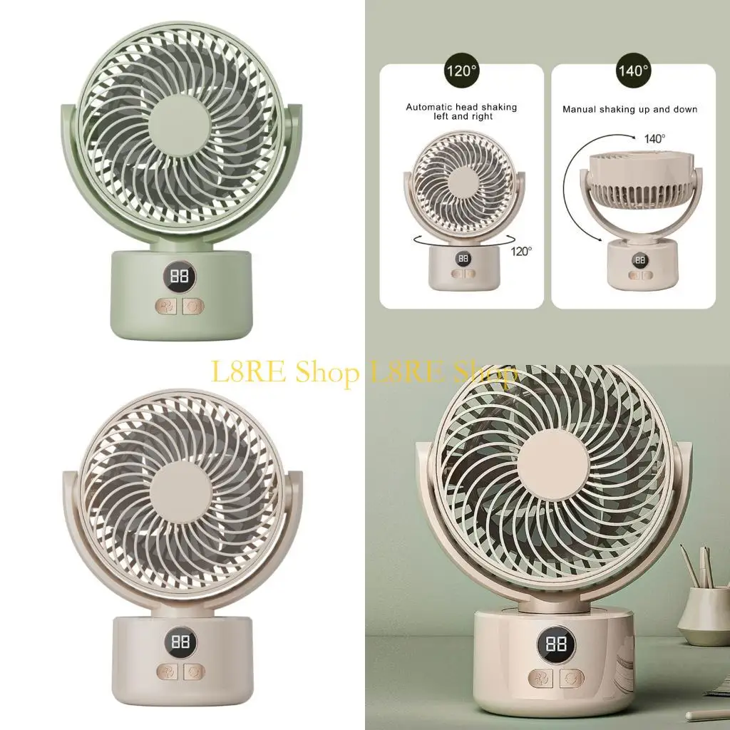 

L8RE Digital Display Camping Fan 3600 мАч.
