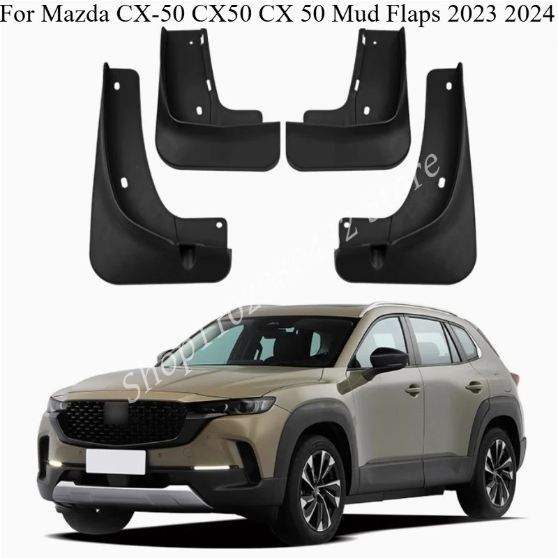 

Mudguards For Mazda CX-50 CX50 CX 50 Mud Flaps 2023 2024 Splash Guards MudFlaps Front Rear Wheels Fender Car Accessories
