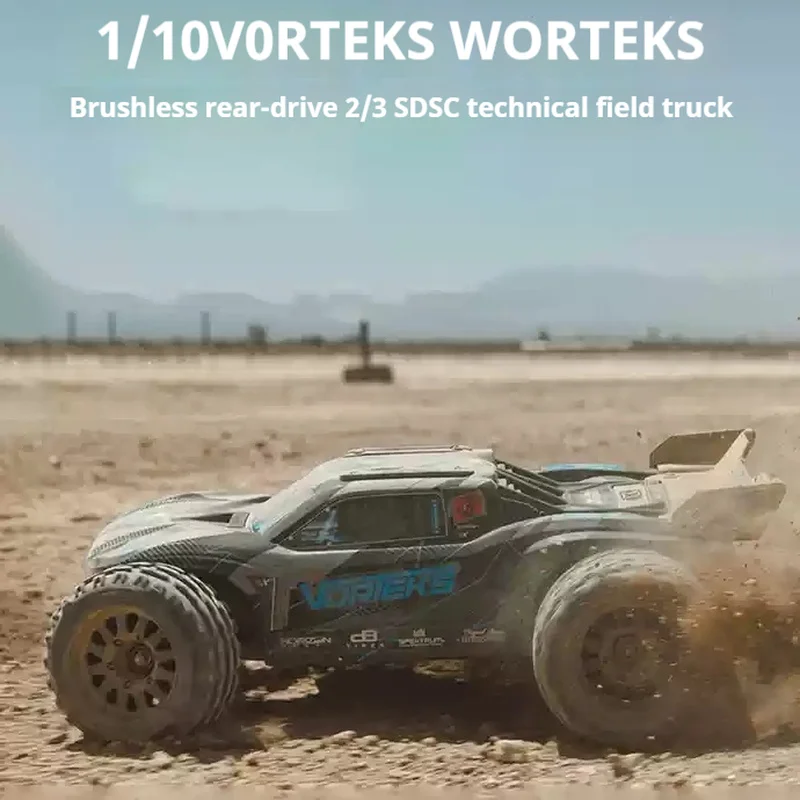 

VORTEKS 1/10 RC Car Brushless Rear Drive 2/3S 0SC Technology Field Truck Remote Control Electric Off Road Climbing Vehicle Model