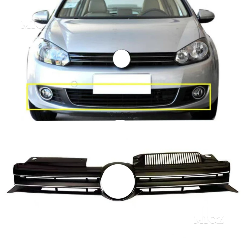 For Volkswagen Golf 6 MK6 2009-2013 Front Bumper Grille