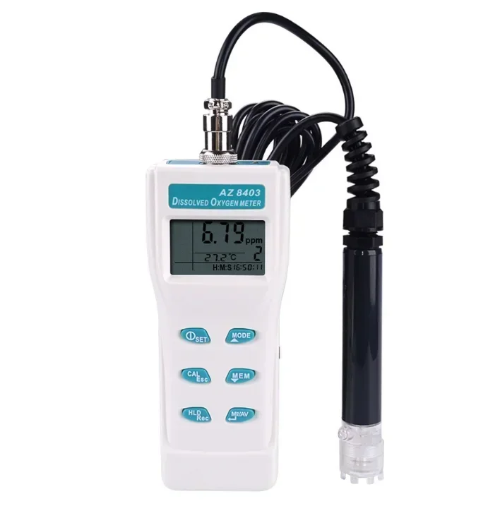 

2026 Premium f Hot-selling aquatic fish pond breeding portable dissolved oxygen meter AZ8403