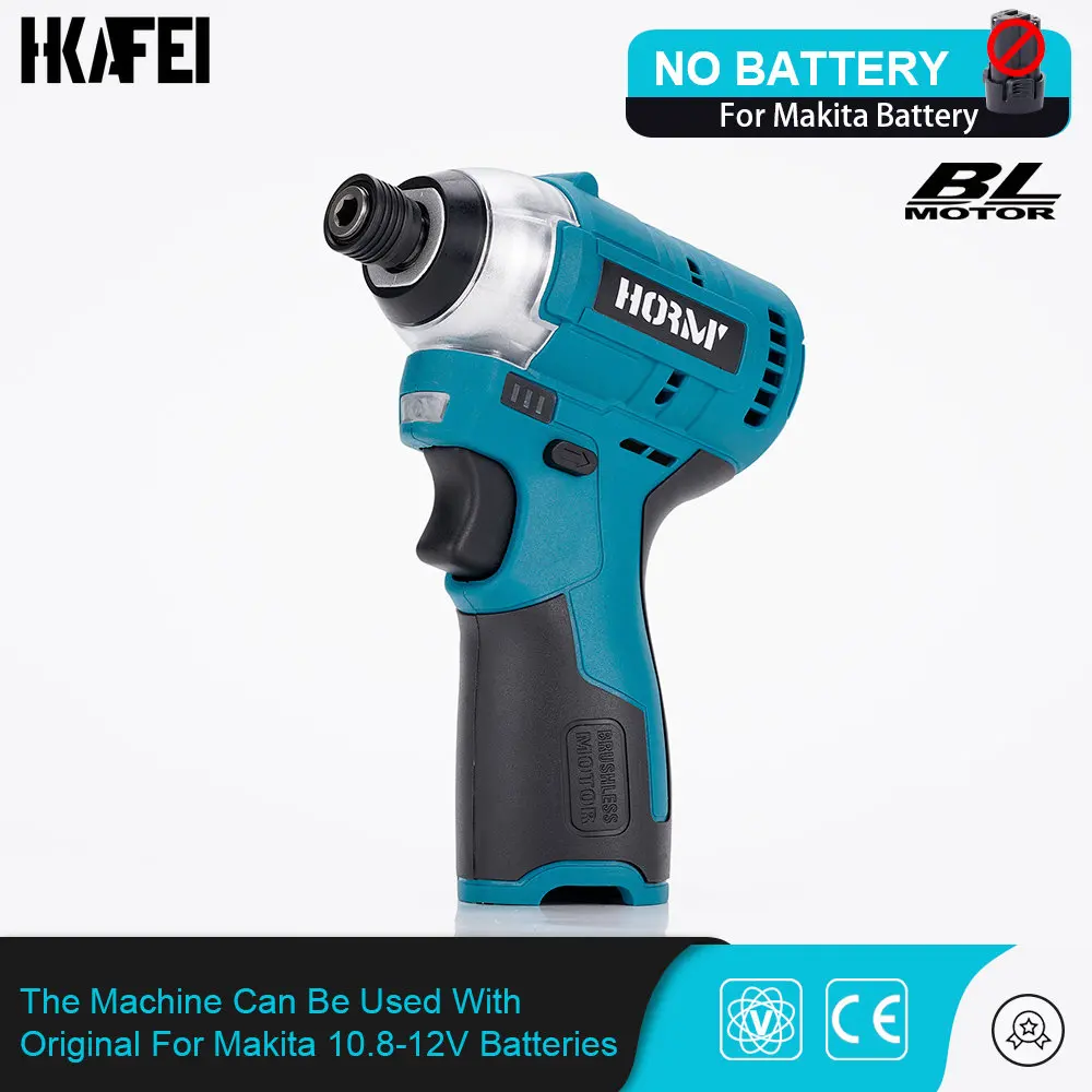 

12V Brushless Electric Screwdriver Drill 120N.m Cordless Impact Driver Variable Speed Drill Driver For Makita Battery Power Tool