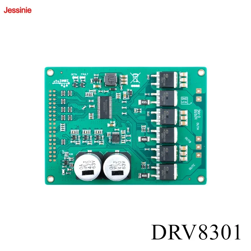 

DRV8301 Модуль платы драйвера двигателя высокой мощности ST FOC Векторное управление DC 5,5-45 В Бесщеточный/PMSM-привод