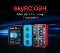 SkyRC Battery Charging Hub OSH 6-Port 1S Battery Charging Hub For LiPo LiFe Li-ion LiHV Supported B6neo B6neo 2 B6neo+ B6ACneo