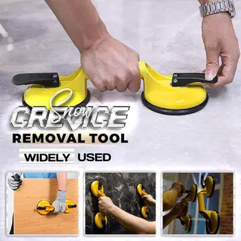 진공 흡입 컵 유리 리프터, 강력한 유리 타일 캐리어 그리퍼 흡입판, 화강암 타일 유리 수동 리프팅 도구