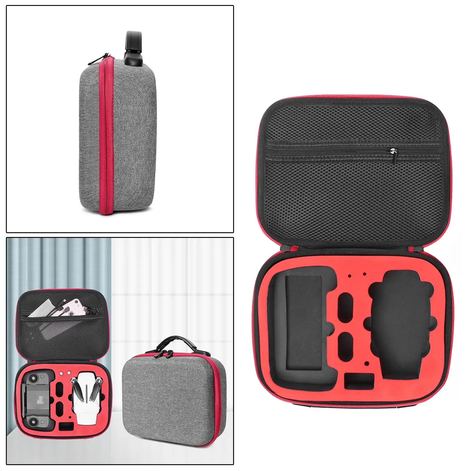 Mala de Viagem Profissional, Bolsa De Armazenamento, Bolsa, 8 Mini RC e Outros Acessórios