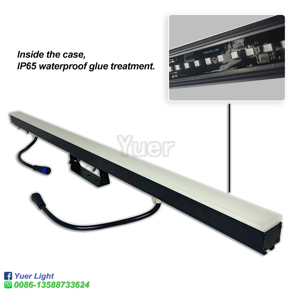 Stage Light Waterproof Tubes LED 40xSMD5050 LED Pixel Bar Light 3D LED Linear Strip Lights DMX For Bar Disco DJ Nightclub