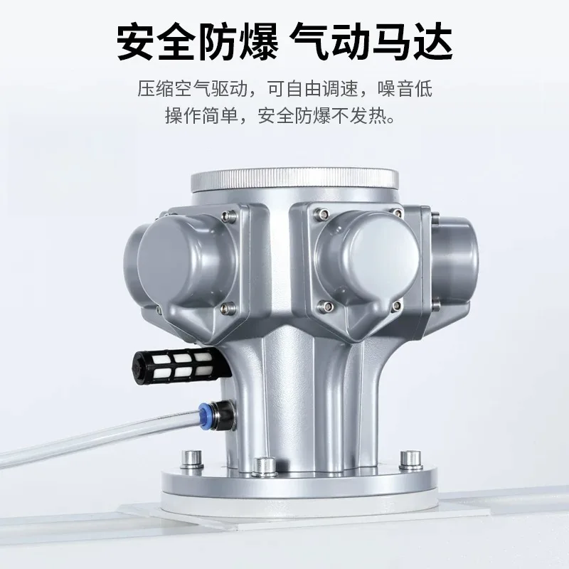 IBC ton barrel pneumatic hydraulic mobile single cylinder lifting mixer