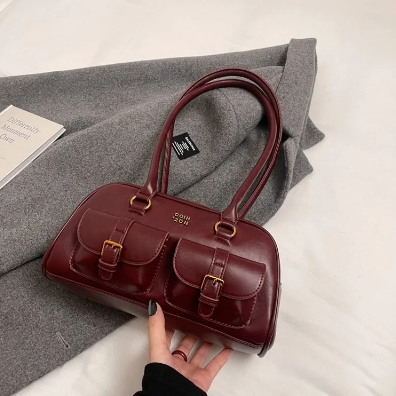 

Уникальная минималистичная повседневная сумка-тоут для женщин, большая вместимость, деловой стиль, элегантная однотонная сумка для лучшего суперзвезды