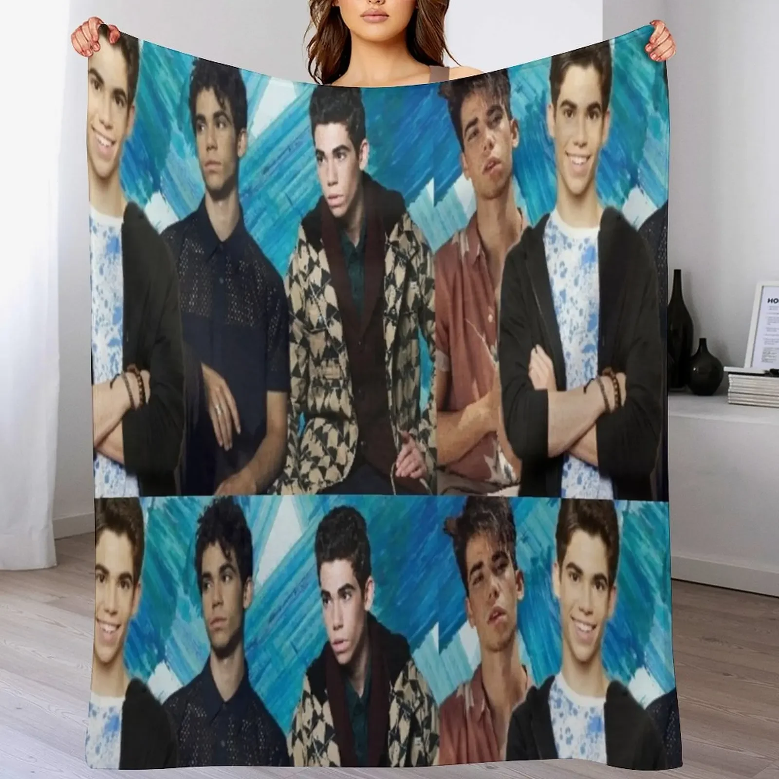 New Cameron Boyce Throw Blanket Flannel Fabric funny gift Blankets