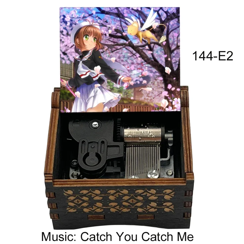 Anime Cardcaptor Sakura Cartoon Music Box, CATCH YOU CATCH ME Musical Song Mechanism Comic Fans New Year Christmas Cosplay Gift