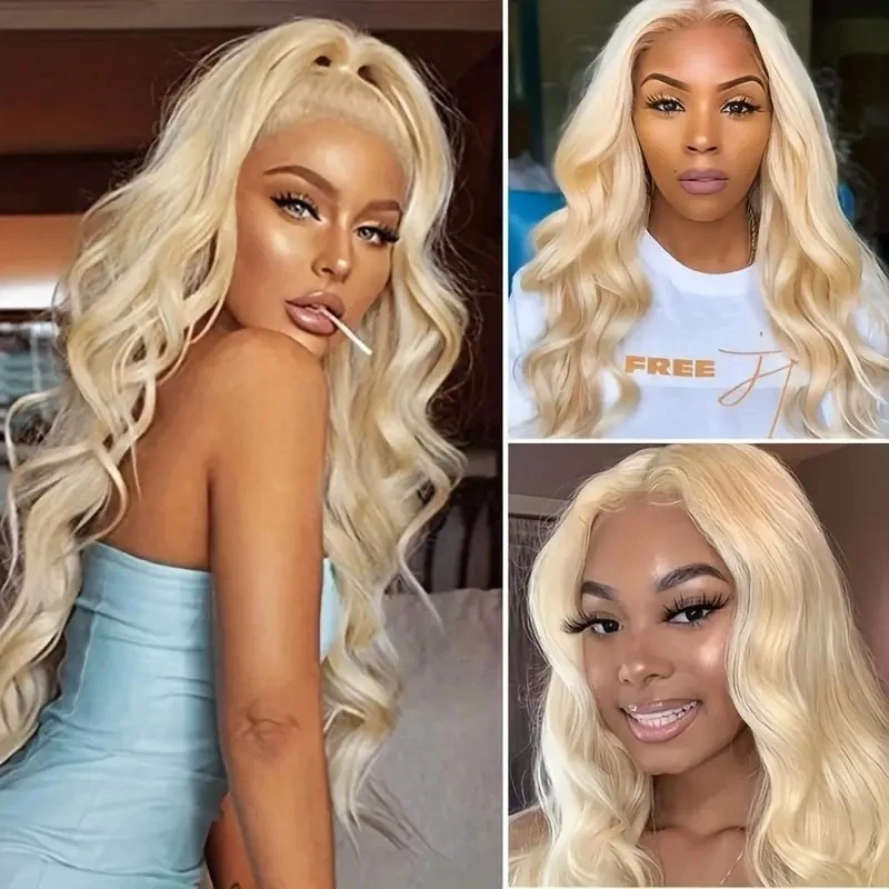 Wigs Fashionable Light Beige Wavy Hair African Front Lace