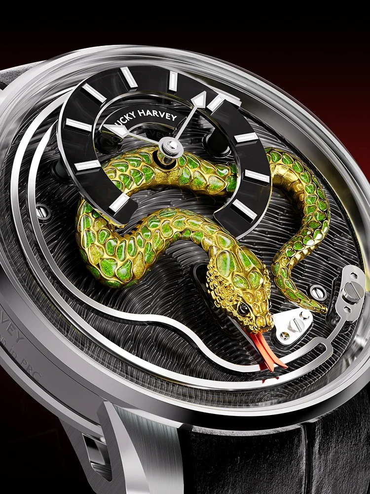 

[Limited Edition] Limited Enamel Snake Men's Watch Mobile Mechanical Watch