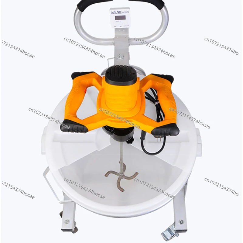 

80L cement mixer self-leveling mixing station 2050W convenient and affordable portable and home use