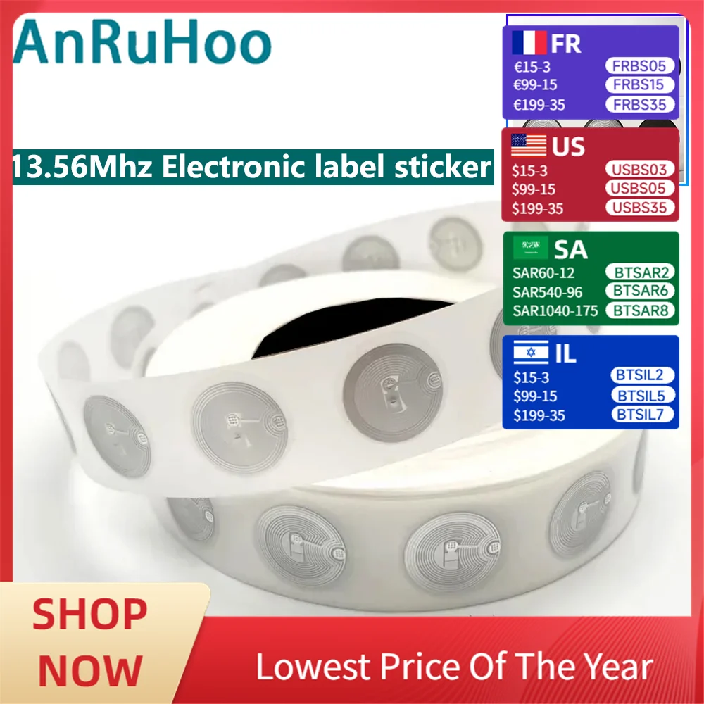 5/10/20pcs Rfid Ic 13.56mhz ISO 14443a Nfc Copy Clone Label Uid Block 0 Changeable Re-writtable Round Dia25mm Tag Sticker