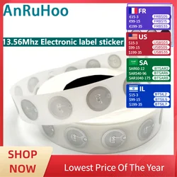5/10/20pcs Rfid Ic 13.56mhz ISO 14443a Nfc Copy Clone Label Uid Block 0 Changeable Re-writtable Round Dia25mm Tag Sticker