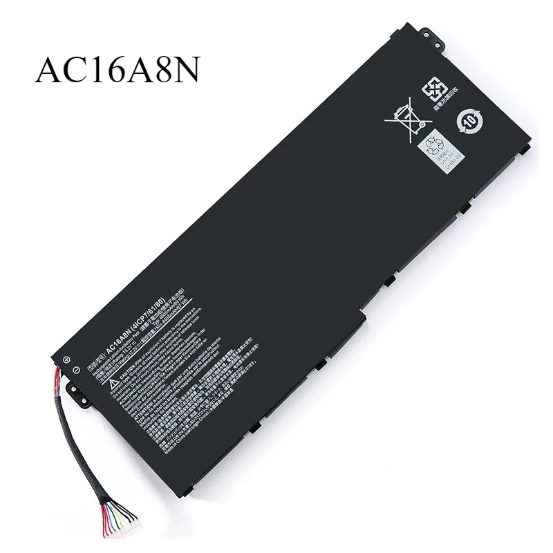 Новый аккумулятор для ноутбука AC16A8N для Acer Aspire V17 V15 Nitro VN7-593G VN7-793G VN7-793G-73YP 78E3 VN7-793 717L 4ICP7/61/80