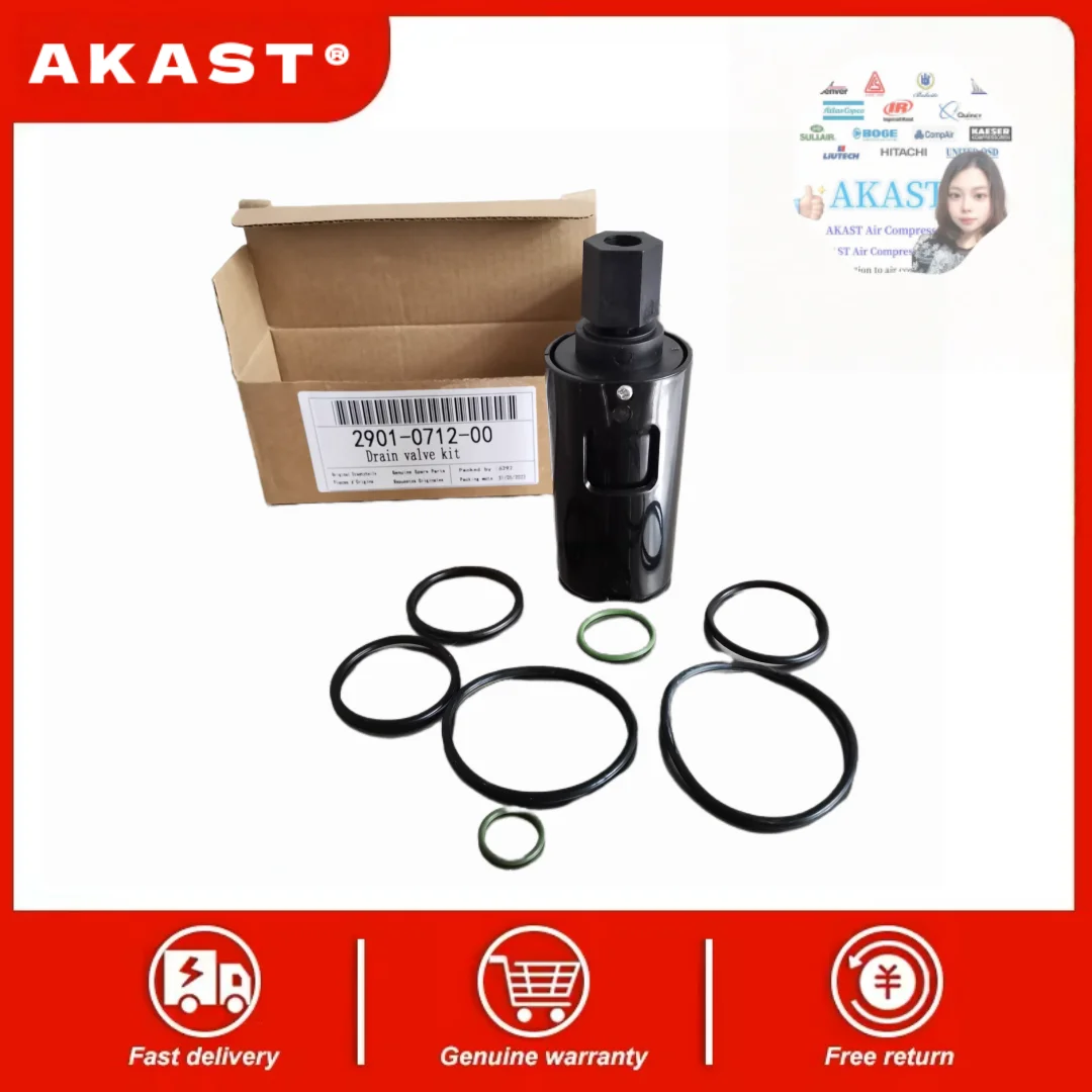 

Комплект сливного клапана из металлического материала 2901071200 2904500069 для промышленного воздушного компрессора