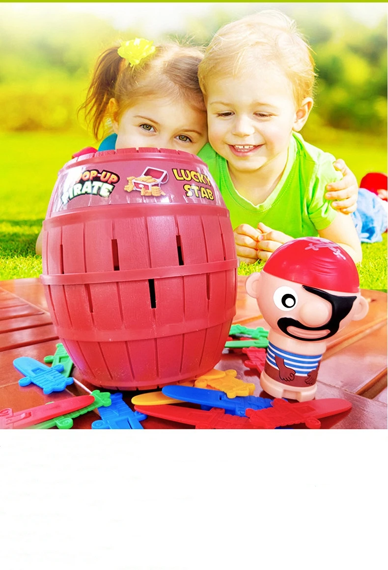 Large scale fun pirate bucket toy interactive small board game parody prank toy family interactive game children\'s gift