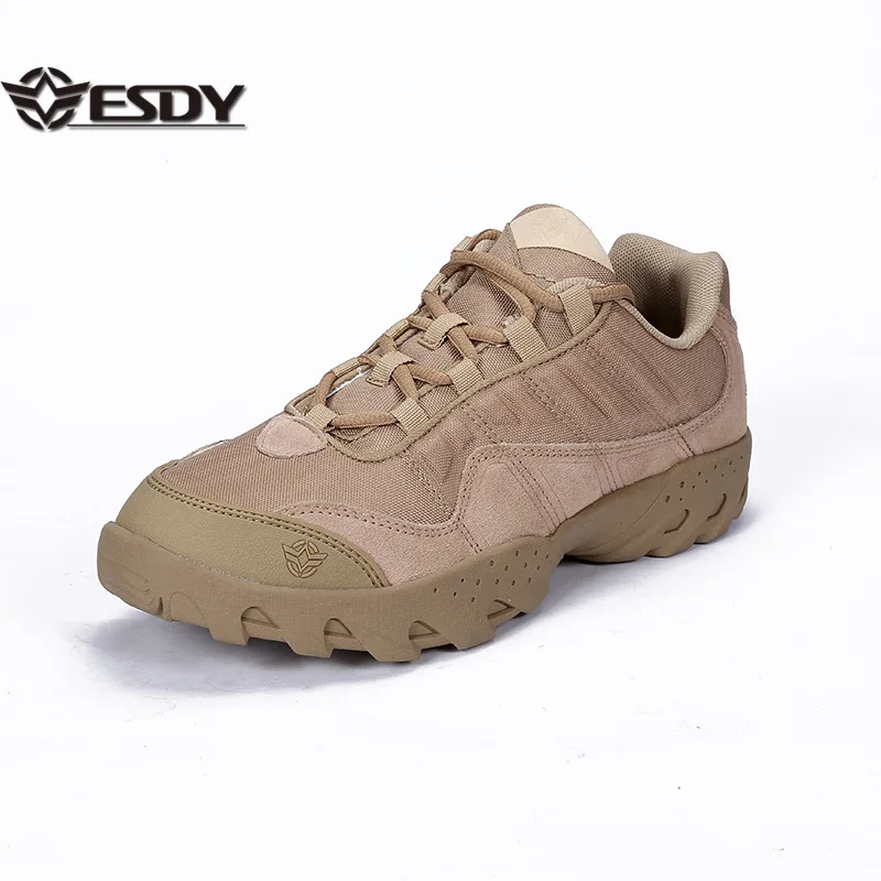 ESDY Outdoor Mountaineering Shoes Men Tactical Boots Hiking Sneakers Lightweight Outdoor Sports Shoes C203