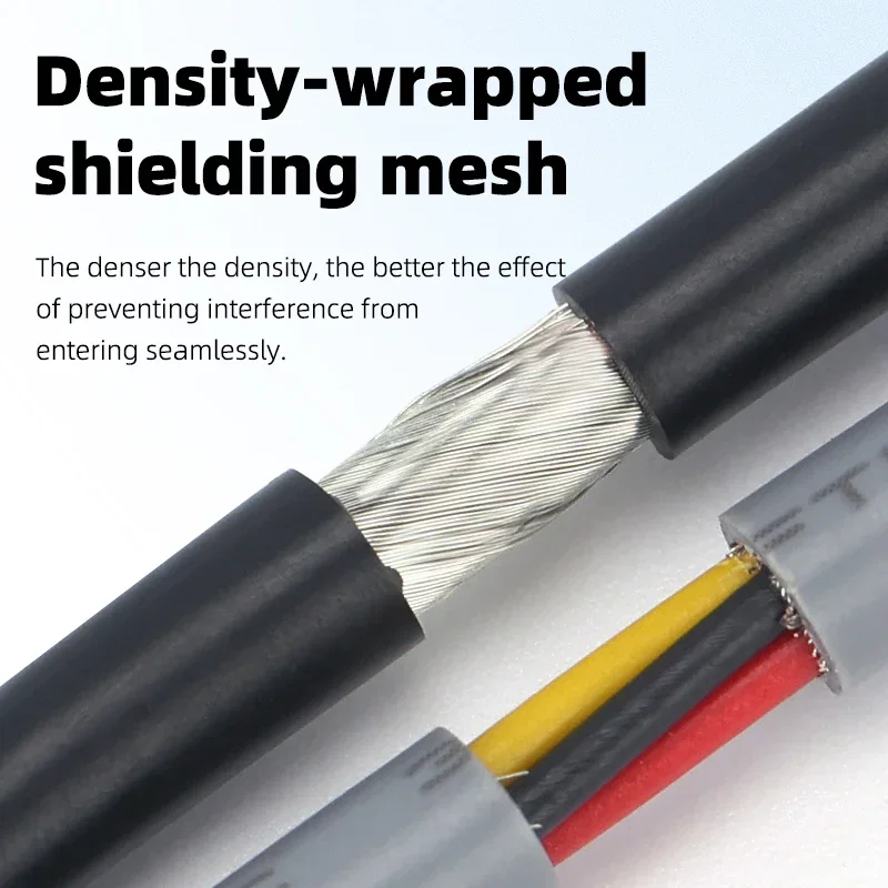 كابلات طاقة سلكية محمية متعددة النواة 26awg 2547 5C