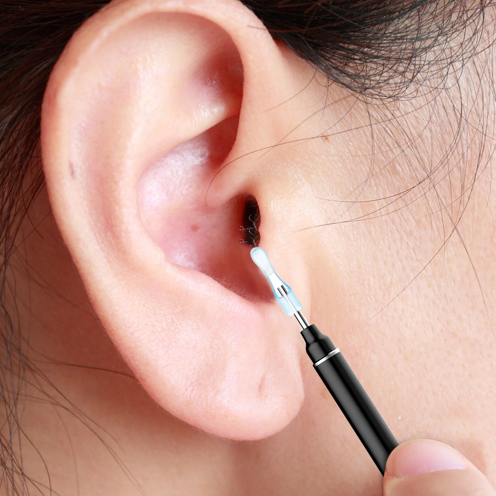 

4 шт., интеллектуальные щипцы для ушей, аксессуар для удаления ушной серы, гибкий, мягкий, многоразовый, безопасный для детей, аксессуар для удаления ушной серы