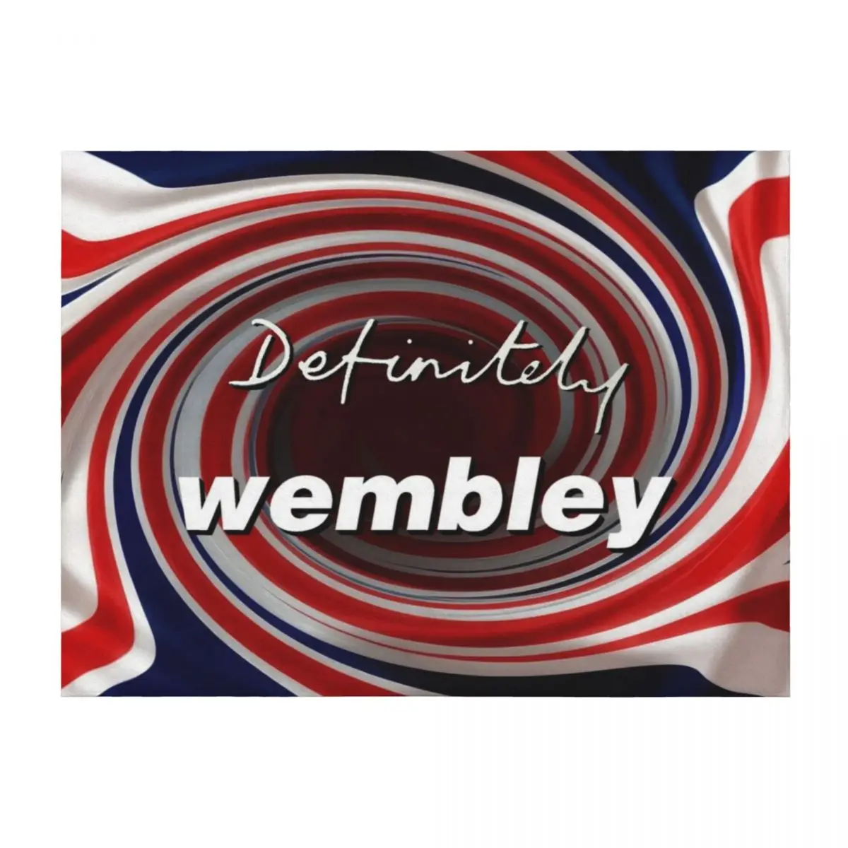 

Red White and Blue swirl for Oasis '25 tour at Wembley Stadium London Throw Blanket Winter beds Luxury Brand Blankets