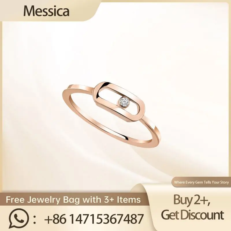 Messica-anillo minimalista de plata S925 para mujer, accesorio de moda con diseño atemporal para el día a día, estilo Chic, 2024