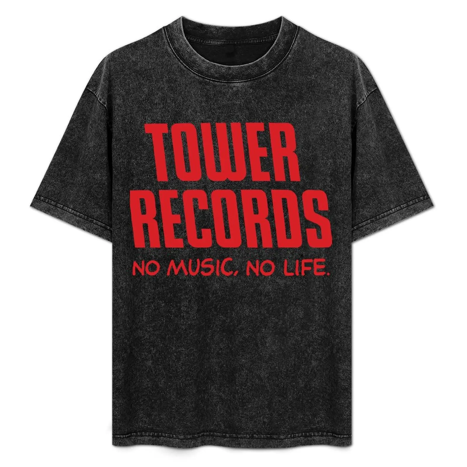 

TOWER RECORDS - VINTAGE - RETRO T-Shirt Heavy Duty Casual Work Tee