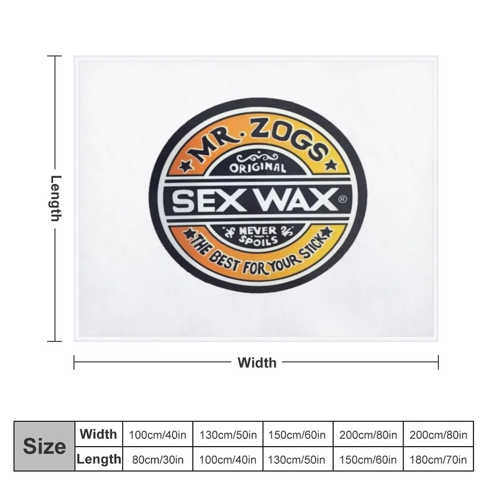 Mr Zogs Sex wax Throw Blanket Quilt Softest Furrys Blankets