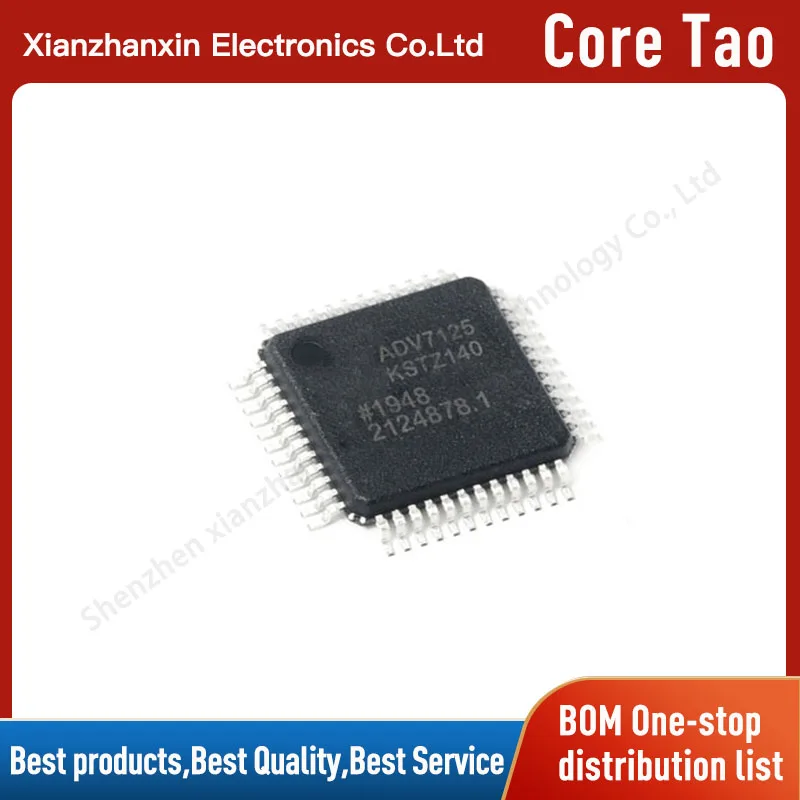 

1PCS/LOT ADV7125KSTZ140 ADV7125KST140 QFP48 Digital to analog converter