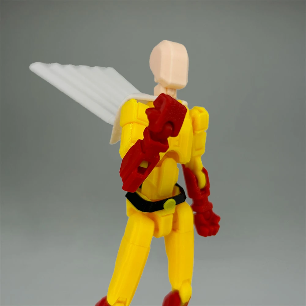 3D Printed ONE PUNCH-MAN Anime Multi-Jointed Toys Action Figures Saitama Shapeshift Robot Mythical Mannequin Model Gifts