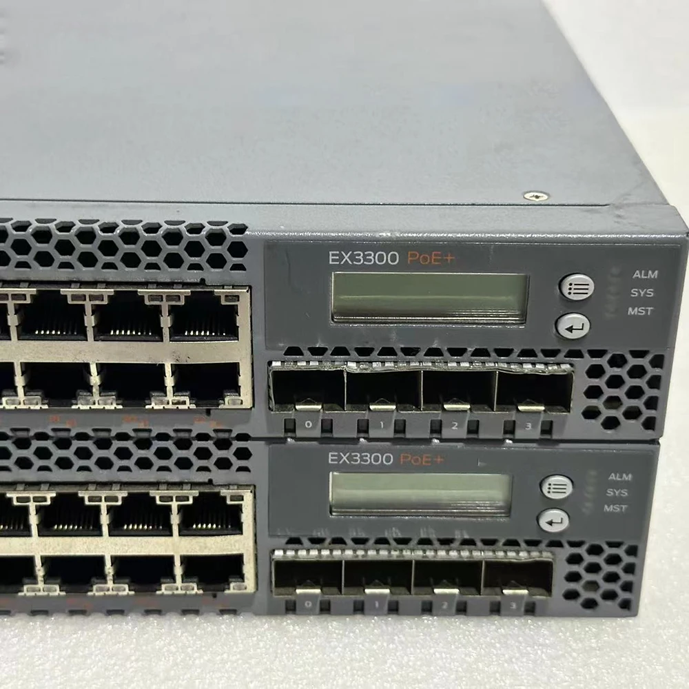 1pcs For JUNIPER  EX3300-24P 24 Gigabit POE Power Supply 4-port 10G Gigabit Switch