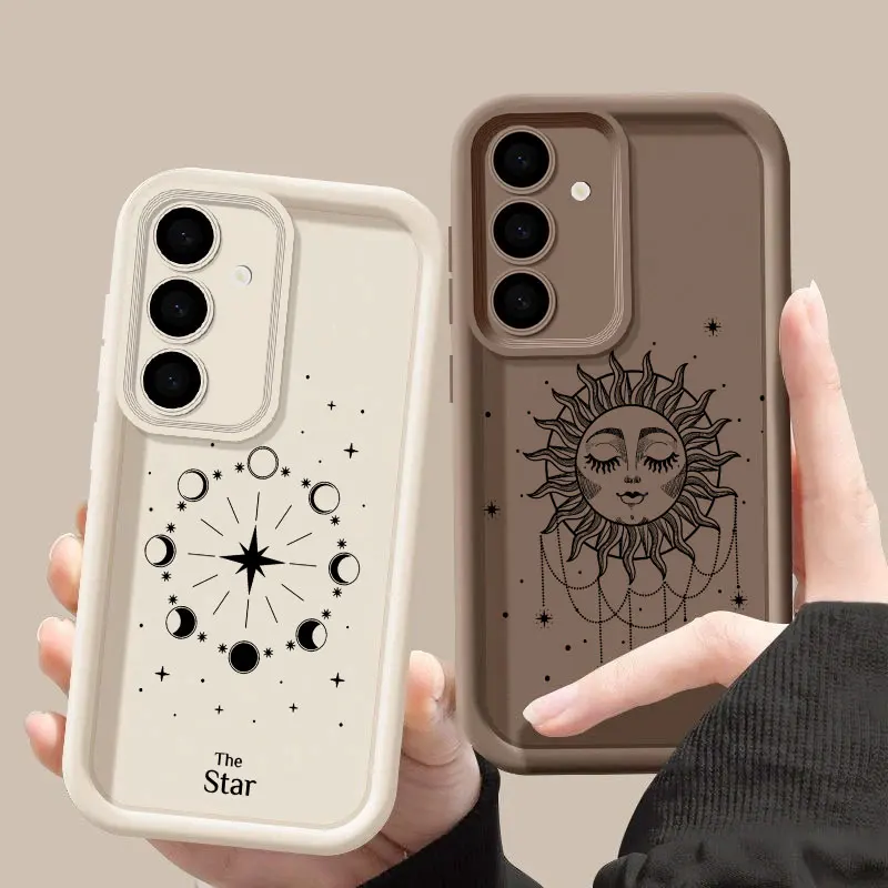 Tarot The Star Sun S26 Ultra Case For Samsung Galaxy S26 S25 S24 S22 S23 Ultra S21 Plus S20 S25 FE Camera Protection Soft Cover