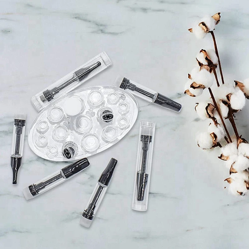 حامل بلاستيكي سميك ، حامل خرطوشة 2x ، حامل للحامل ، منظم مكتب ، حامل زخرفي متين