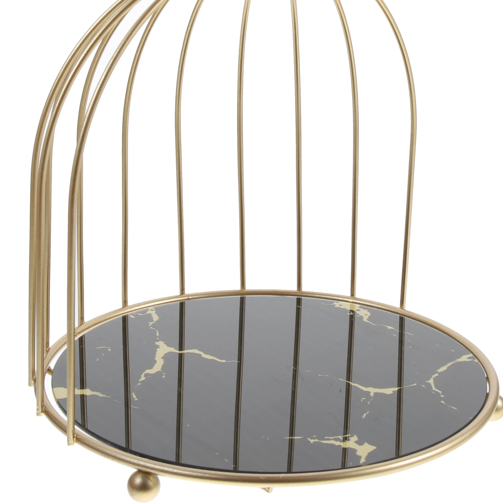 

1Pcs Elegant Birdcage Cake Display Stand One-Layer Dessert Holder for Special Occasions Cake Display Stand Dessert Storage Rack