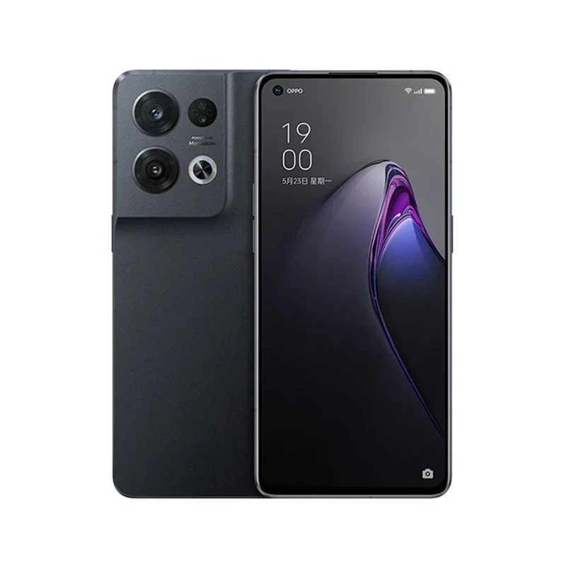 هاتف OPPO Reno8 Pro 5g الذكي CPU Snapdragon7 Gen1 شاشة 6.62 بوصة 50 ميجابكسل بطارية كاميرا 4500 مللي أمبير في الساعة هاتف أندرويد مستعمل
