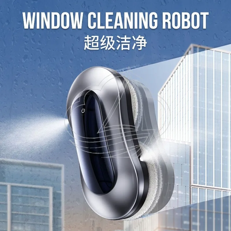 Automatic Window Cleaning Robot Electric Smart Glass Washer Household High Rise Window Cleaner